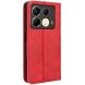 Чехол Deexe Retro Style для Infinix Note 40 - Red (351417R). Фото 6 из 7