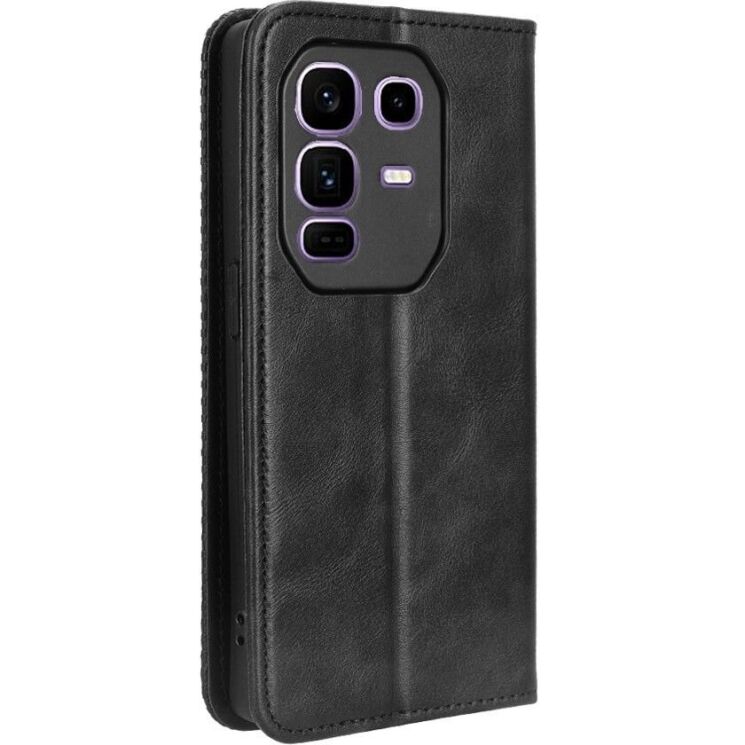 Чехол Deexe Retro Style для Infinix Note 50 Pro Plus - Black: фото 7 из 18