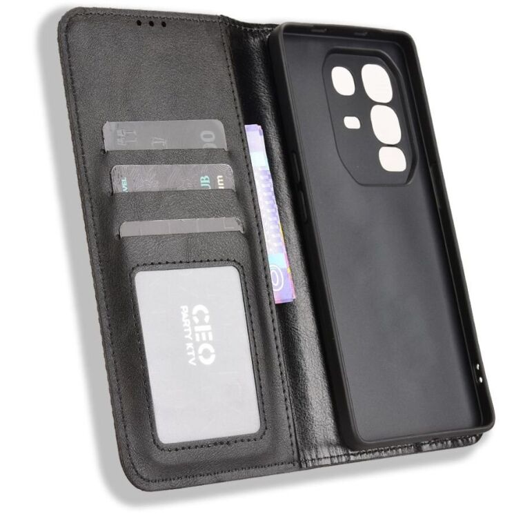 Чехол Deexe Retro Style для Infinix Note 50 Pro Plus - Black: фото 4 из 18