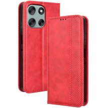Чохол Deexe Retro Style для Motorola Moto G56 - Red: фото 1 з 15