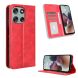 Чохол Deexe Retro Style для Motorola Moto G56 - Red (383115R). Фото 2 з 15