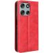 Чохол Deexe Retro Style для Motorola Moto G56 - Red (383115R). Фото 8 з 15