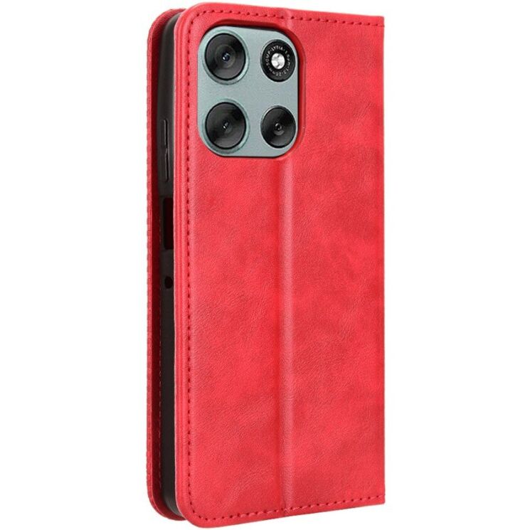 Чохол Deexe Retro Style для Motorola Moto G56 - Red: фото 8 з 15