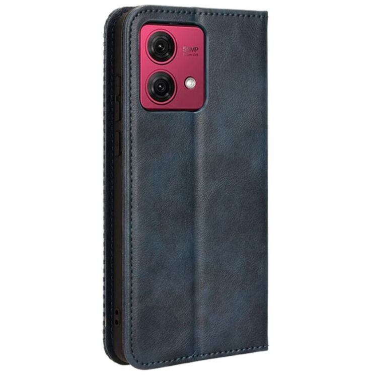 Чохол Deexe Retro Style для Motorola Moto G84 - Blue: фото 5 з 6