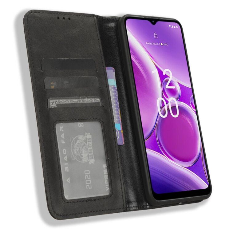 Чохол Deexe Retro Style для Nokia G42 - Black: фото 2 з 6