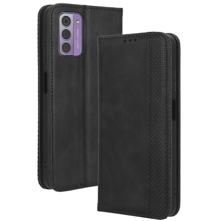 Чохол Deexe Retro Style для Nokia G42 - Black: фото 1 з 6