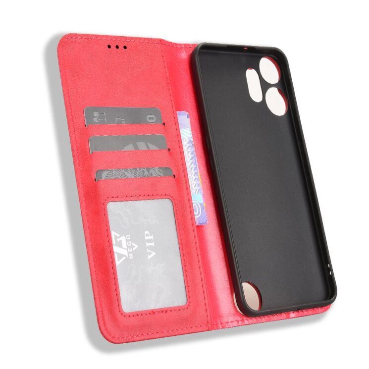 Чохол Deexe Retro Style для Nothing CMF Phone 2 Pro - Red: фото 5 з 18