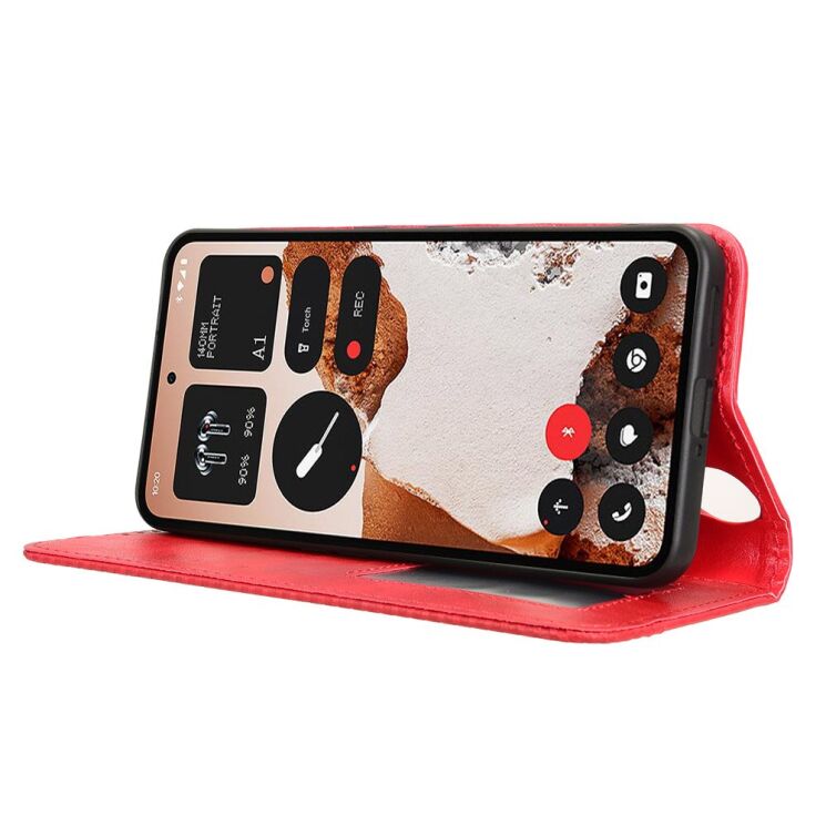 Чохол Deexe Retro Style для Nothing CMF Phone 2 Pro - Red: фото 7 з 18
