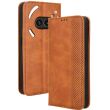 Чехол Deexe Retro Style для Nothing Phone (2a) / Phone (2a) Plus - Brown (329757Z)