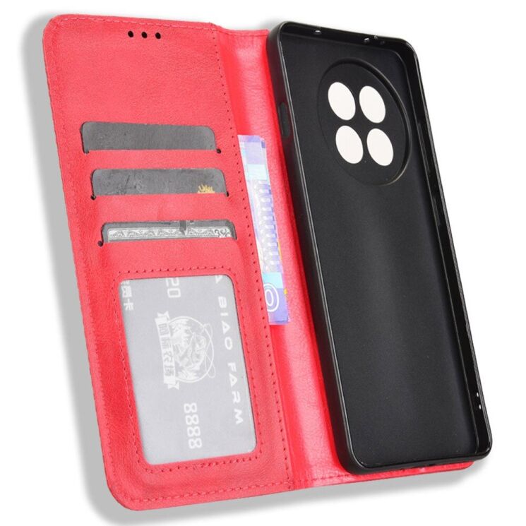 Чехол Deexe Retro Style для OnePlus 13R / Ace 5 / Ace 5 Pro - Red: фото 4 из 7