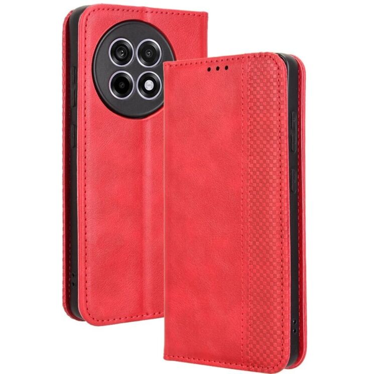 Чехол Deexe Retro Style для OnePlus 13R / Ace 5 / Ace 5 Pro - Red: фото 1 из 7