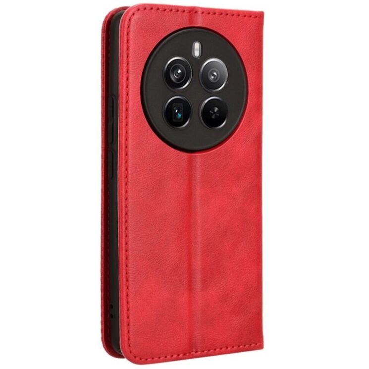 Чехол Deexe Retro Style для Realme 12 / 12 Plus - Red: фото 6 из 7