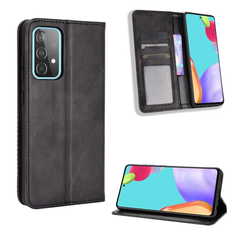 Чохол Deexe Retro Style для Samsung Galaxy A52 (A525) / A52s (A528) - Black: фото 2 з 18