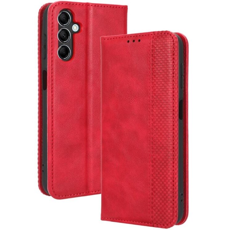 Чехол Deexe Retro Style для Samsung Galaxy M34 (M346) - Red: фото 1 из 7