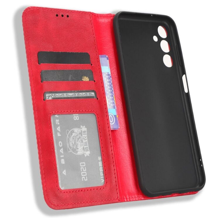 Чехол Deexe Retro Style для Samsung Galaxy M34 (M346) - Red: фото 4 из 7