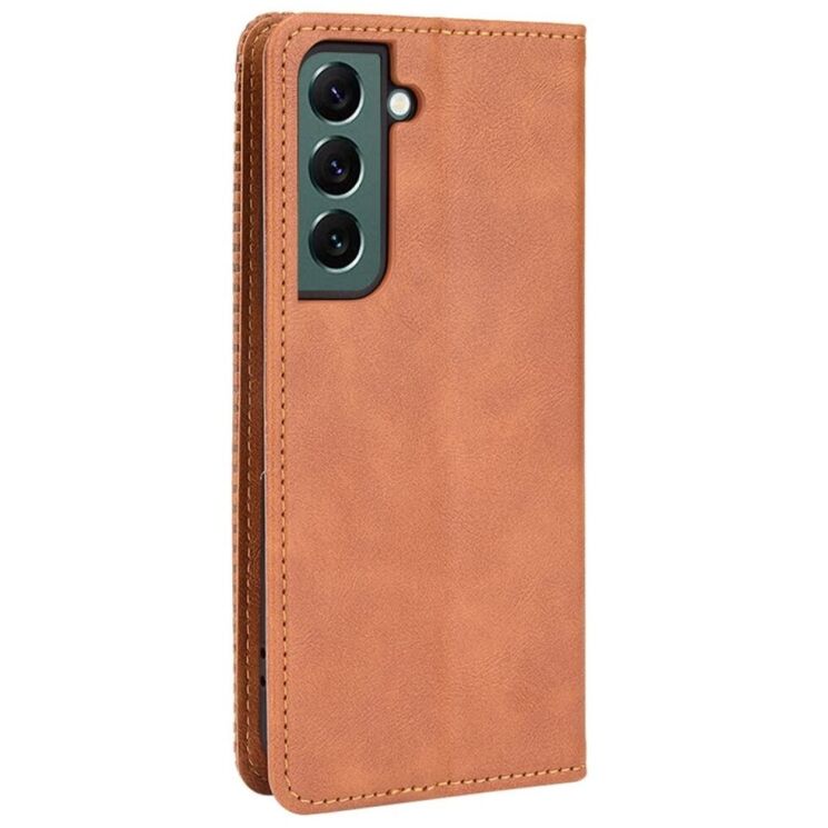 Чохол Deexe Retro Style для Samsung Galaxy S22 (S901) - Brown: фото 3 з 10