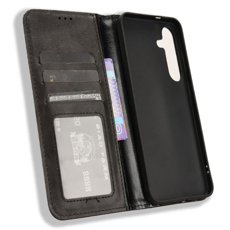 Чохол Deexe Retro Style для Samsung Galaxy S24 Plus - Black: фото 4 з 7