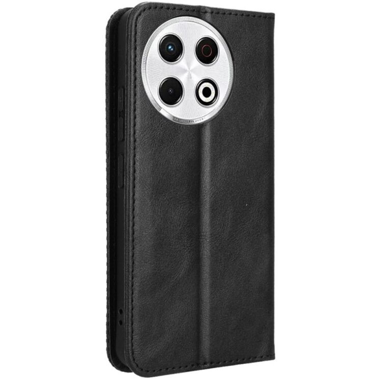 Чохол Deexe Retro Style для TECNO Spark 30 Pro - Black: фото 6 з 8
