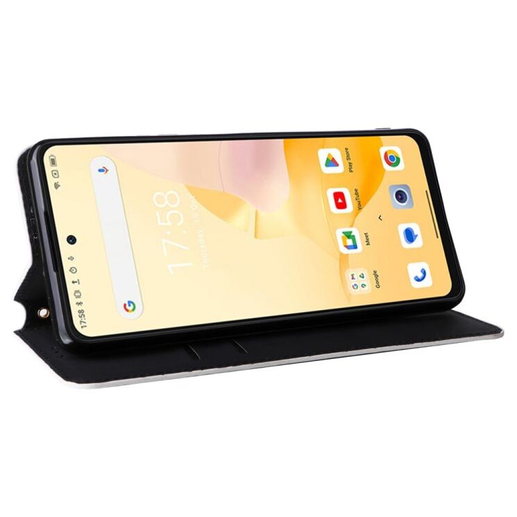 Чехол Deexe Rhombus Book для Blackview Shark 8 / Oscal Tiger 12 - Silver: фото 3 из 6