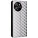 Чехол Deexe Rhombus Book для Blackview Shark 8 / Oscal Tiger 12 - Silver (378104S). Фото 6 из 6