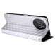 Чехол Deexe Rhombus Book для Blackview Shark 8 / Oscal Tiger 12 - Silver (378104S). Фото 4 из 6