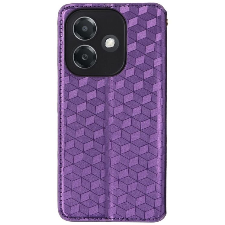 Чехол Deexe Rhombus Book для OPPO A3x / A3 / A40m - Purple: фото 8 из 8