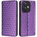 Чехол Deexe Rhombus Book для OPPO A3x / A3 / A40m - Purple (365301V). Фото 1 из 8