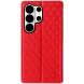Чехол Deexe Rhombus Book для Samsung Galaxy S26 Ultra - Red (404414R). Фото 7 из 7
