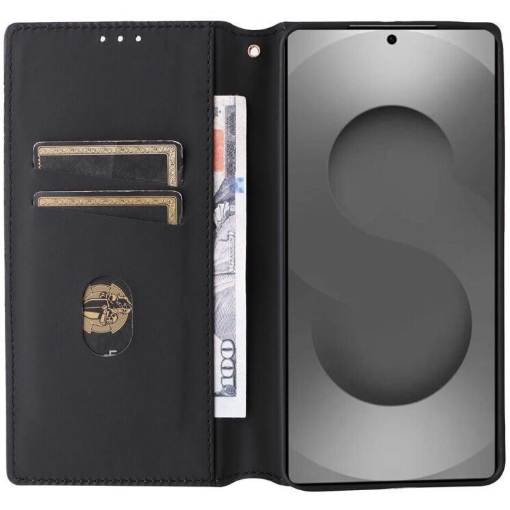 Чехол Deexe Rhombus Book для Samsung Galaxy S26 Ultra - Red: фото 2 из 7