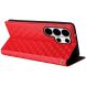 Чехол Deexe Rhombus Book для Samsung Galaxy S26 Ultra - Red (404414R). Фото 4 из 7