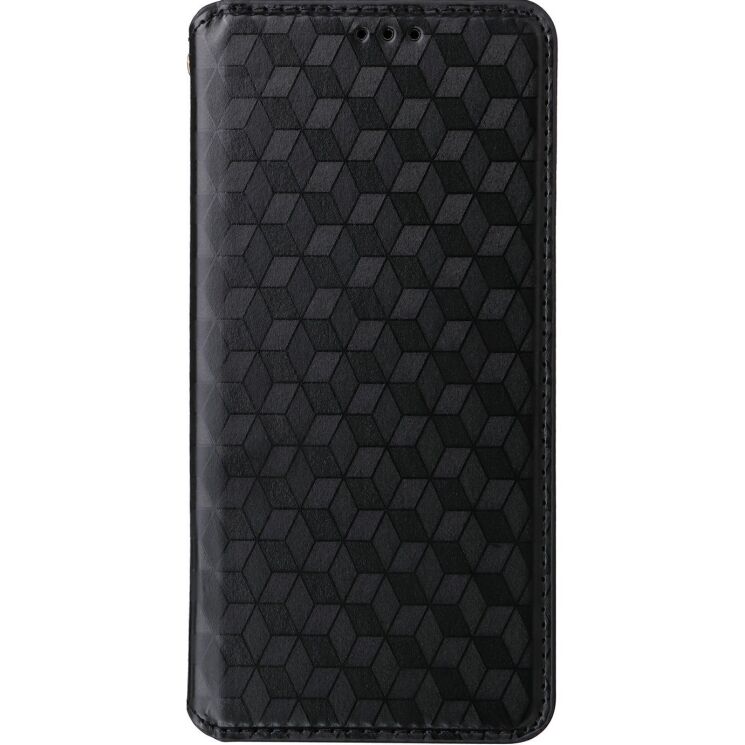 Чохол Deexe Rhombus Book для Xiaomi Poco C95 Pro - Black: фото 6 з 7