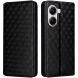 Чохол Deexe Rhombus Book для Xiaomi Poco X7 Pro - Black (371727B). Фото 1 з 6