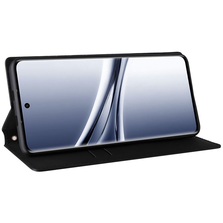 Чехол Deexe Rhombus Book для Xiaomi Redmi Note 15 (4G/5G) / Poco M8 - Black: фото 4 из 8