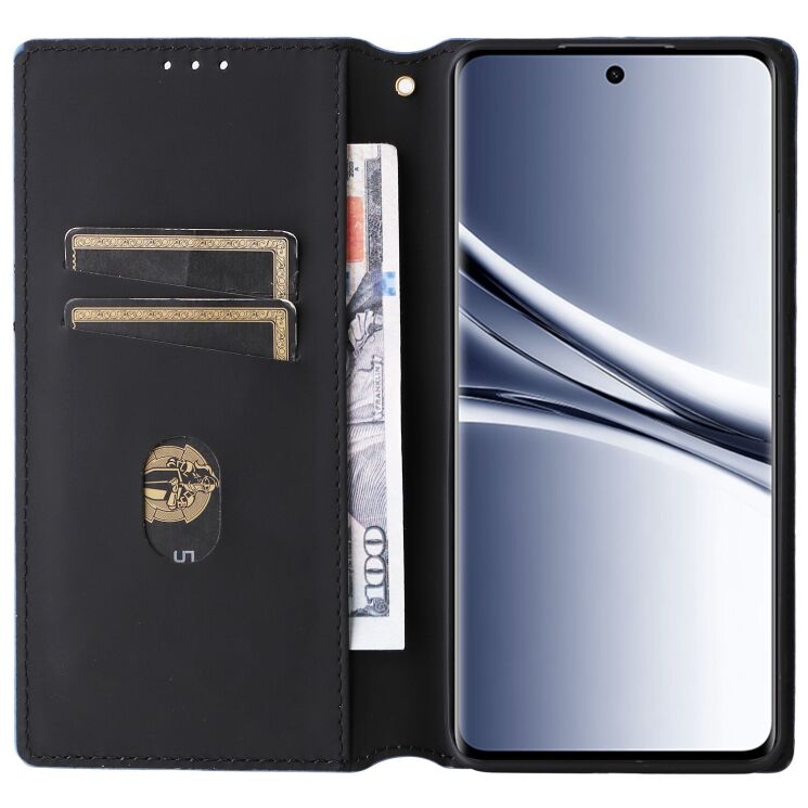 Чехол Deexe Rhombus Book для Xiaomi Redmi Note 15 (4G/5G) / Poco M8 - Black: фото 2 из 8