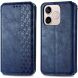 Чехол Deexe Rhombus Wallet для Honor 600 Lite - Blue (411805L). Фото 2 из 8