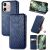 Чехол Deexe Rhombus Wallet для Honor 600 Lite - Blue: фото 1 из 8