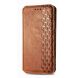 Чохол Deexe Rhombus Wallet для Motorola Moto G17 Power / G15 Power / G15 - Brown (408425Z). Фото 4 з 6