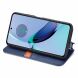 Чехол Deexe Rhombus Wallet для Motorola Moto G84 - Blue (339155L). Фото 3 из 6