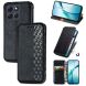 Чохол Deexe Rhombus Wallet для Motorola Moto G86 - Black (383323B). Фото 1 з 8