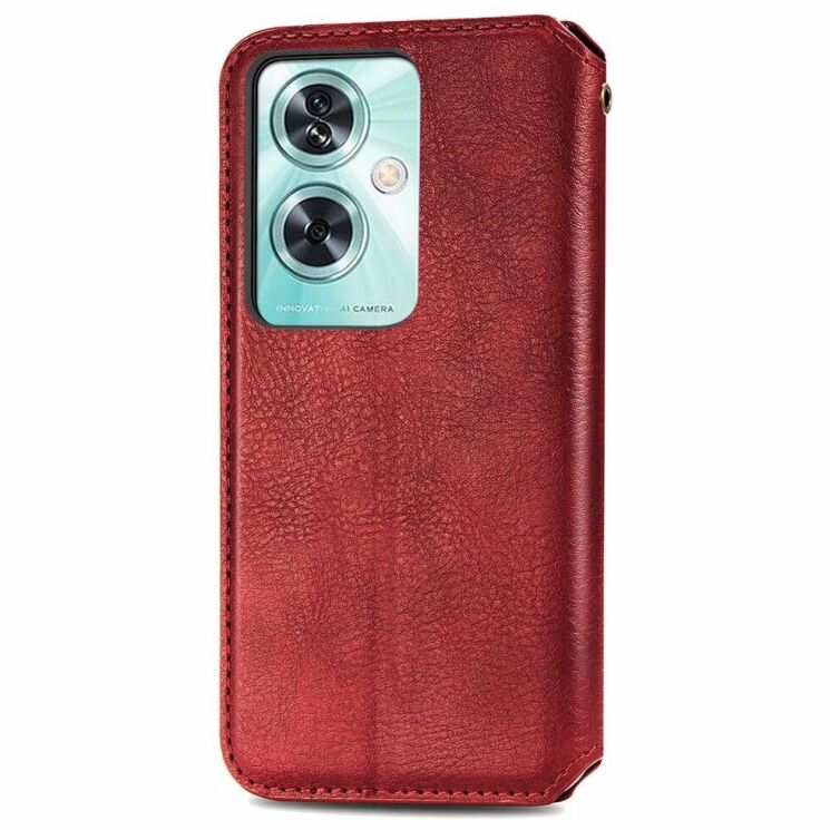 Чехол Deexe Rhombus Wallet для OnePlus Nord N30 SE - Red: фото 5 из 6