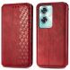 Чехол Deexe Rhombus Wallet для OnePlus Nord N30 SE - Red (355104R). Фото 1 из 6