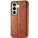 Чехол Deexe Rhombus Wallet для Samsung Galaxy A37 (A376) - Brown (406040Z). Фото 5 из 8