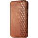 Чехол Deexe Rhombus Wallet для Samsung Galaxy A37 (A376) - Brown (406040Z). Фото 4 из 8