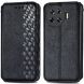 Чехол Deexe Rhombus Wallet для TECNO Spark 20 Pro+ - Black (351217B). Фото 1 из 6