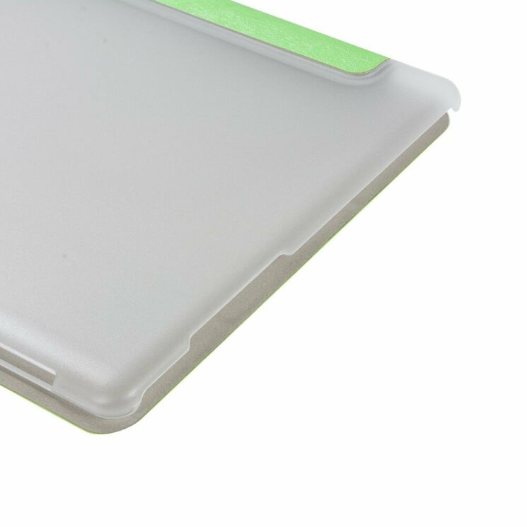 Чехол Deexe Silk Texture для Huawei MediaPad M5 Lite 10 - Green: фото 5 из 6
