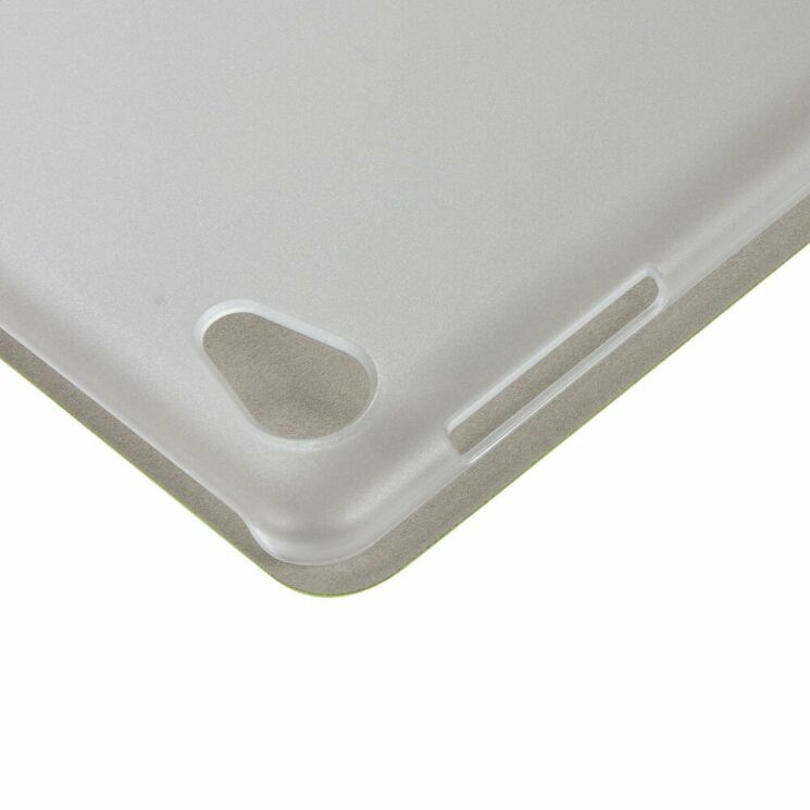 Чехол Deexe Silk Texture для Huawei MediaPad M5 Lite 10 - Green: фото 4 из 6