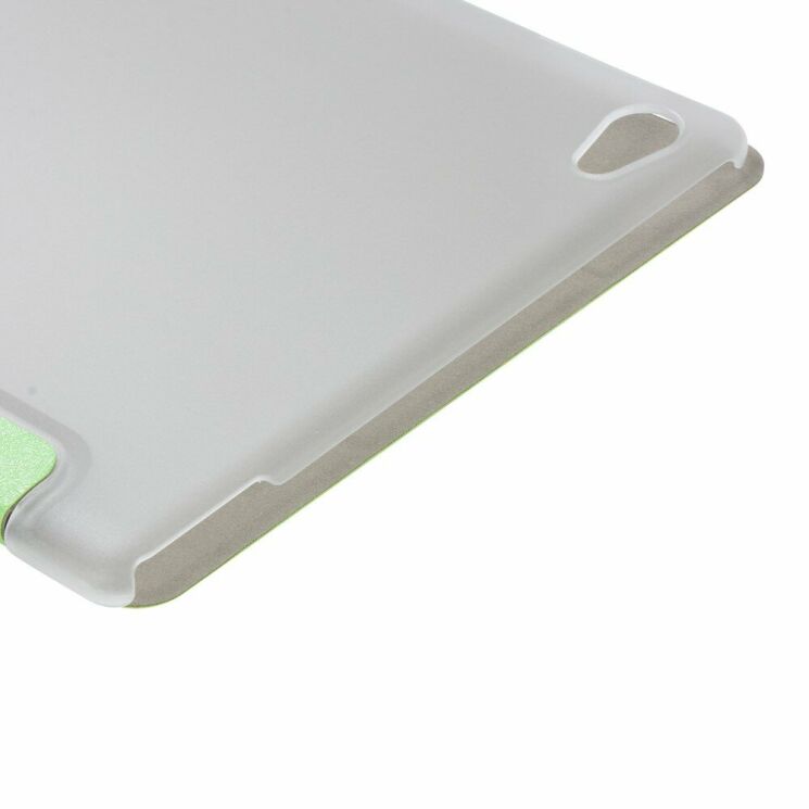 Чехол Deexe Silk Texture для Huawei MediaPad M5 Lite 10 - Green: фото 6 из 6