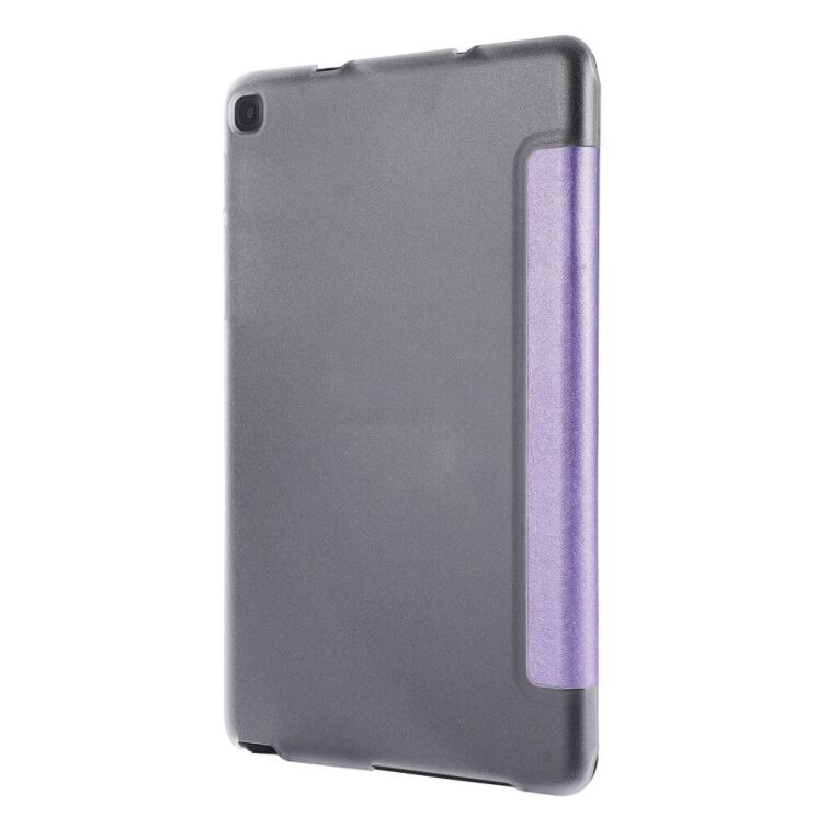 Чехол Deexe Silk Texture для Samsung Galaxy Tab A7 Lite (T220/T225) - Purple: фото 3 из 8