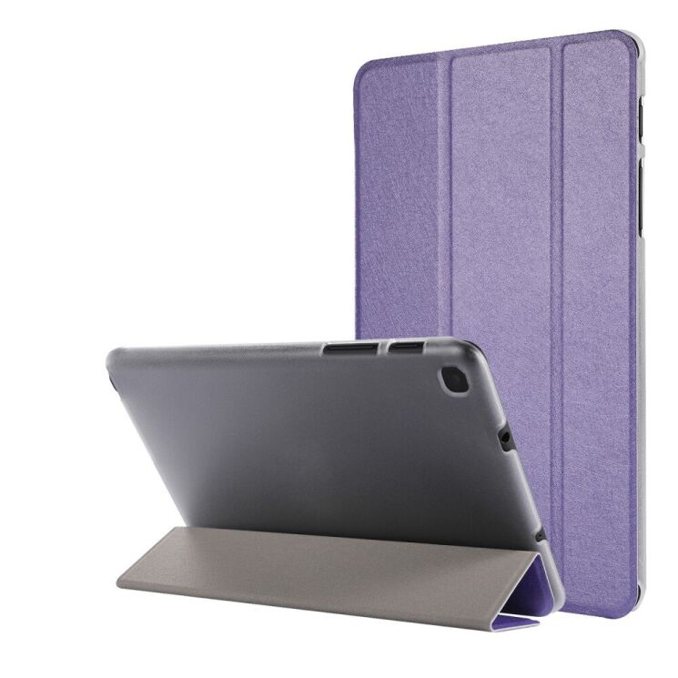 Чехол Deexe Silk Texture для Samsung Galaxy Tab A7 Lite (T220/T225) - Purple: фото 6 из 8
