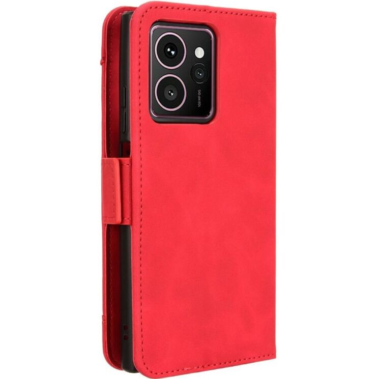 Чехол Deexe Wallet Stand для HMD Skyline - Red: фото 6 из 8